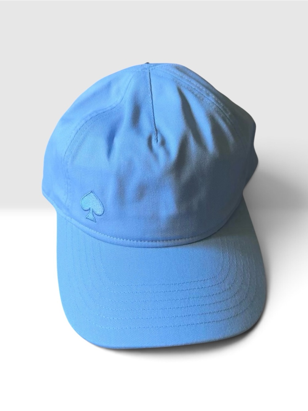 kate spade Light Blue Baseball Cap with Spade Logo